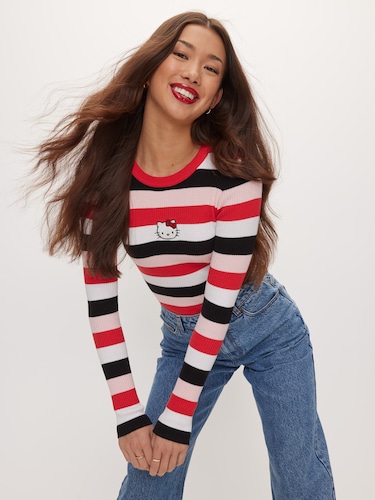 Senna Rib Crew Knit                                                                                                             