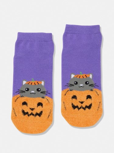 Halloween Fluffy Ankle Sock                                                                                                     