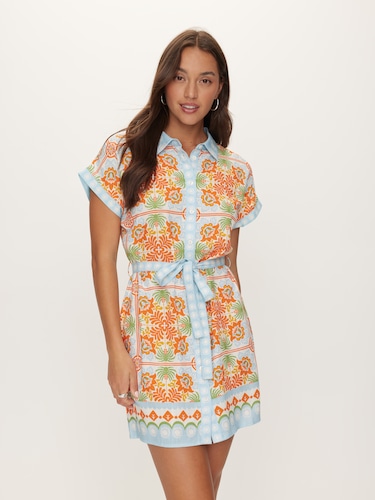 Tahiti Shirt Dress                                                                                                              