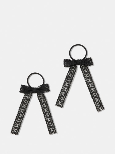 2 Pack Lace Hair Ties                                                                                                           