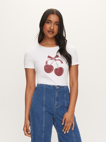 So Cool Bow Baby Tee                                                                                                            