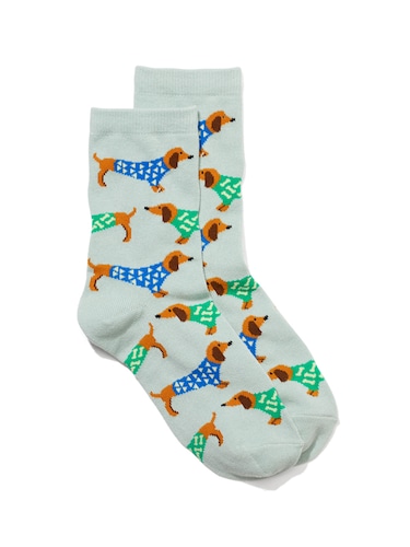 Snoopy Embroidered Crew Sock                                                                                                    