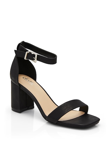 Square Toe Low Block Heel