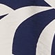 Navy White Print