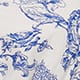 White Blue Toile