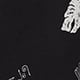 Palm Black White