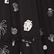 Black Tropical Print