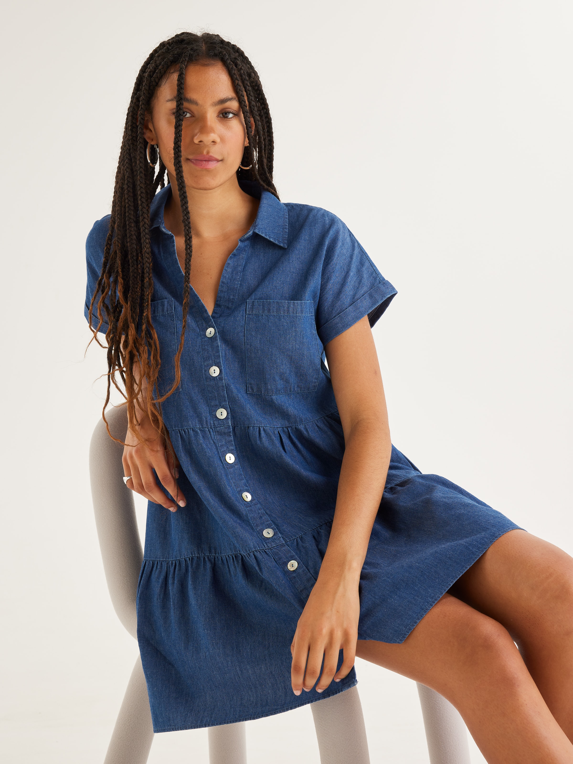 Dotti linen outlet dress