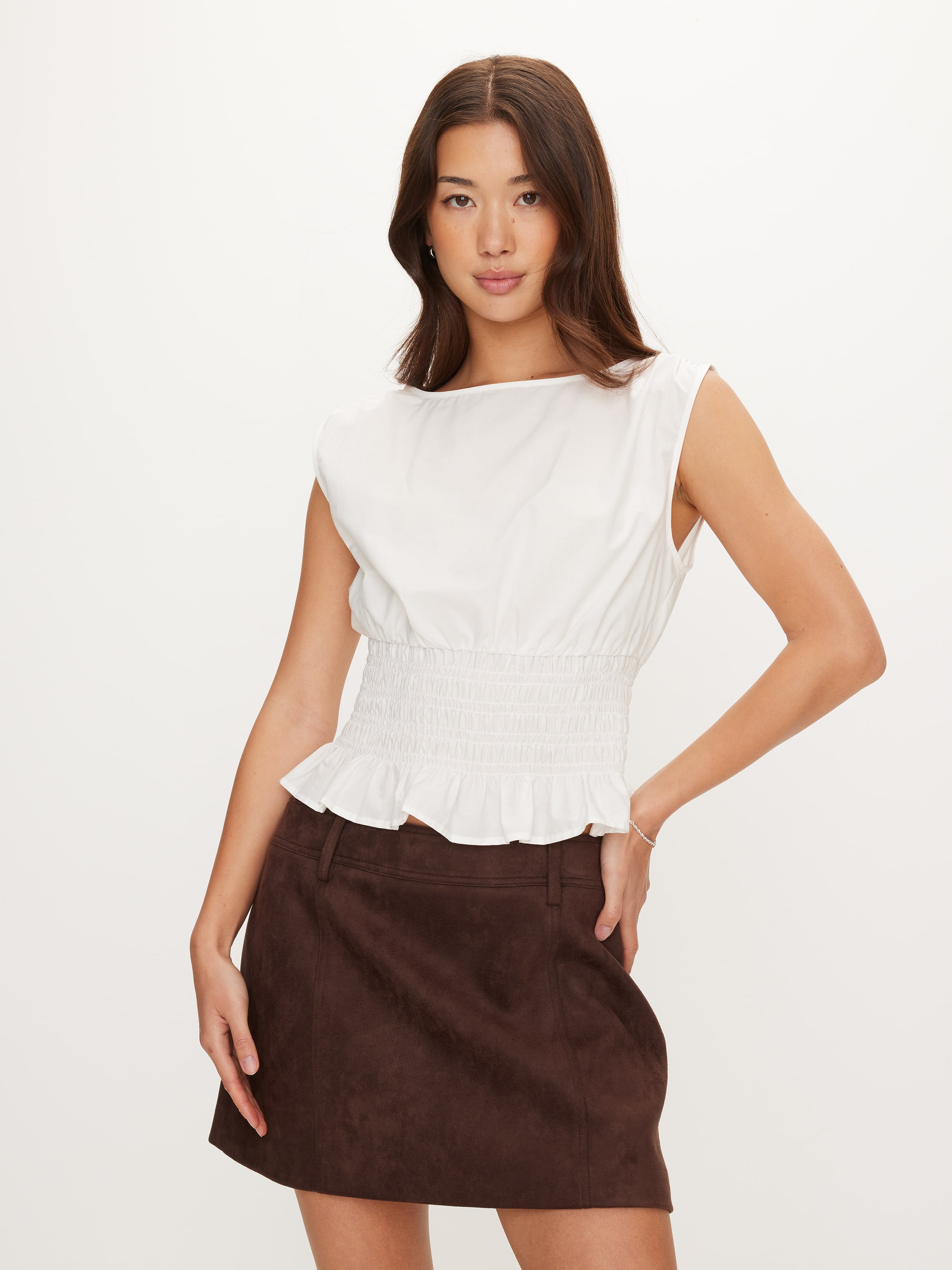 Sadie Suedette Mini Skirt - Dotti Online