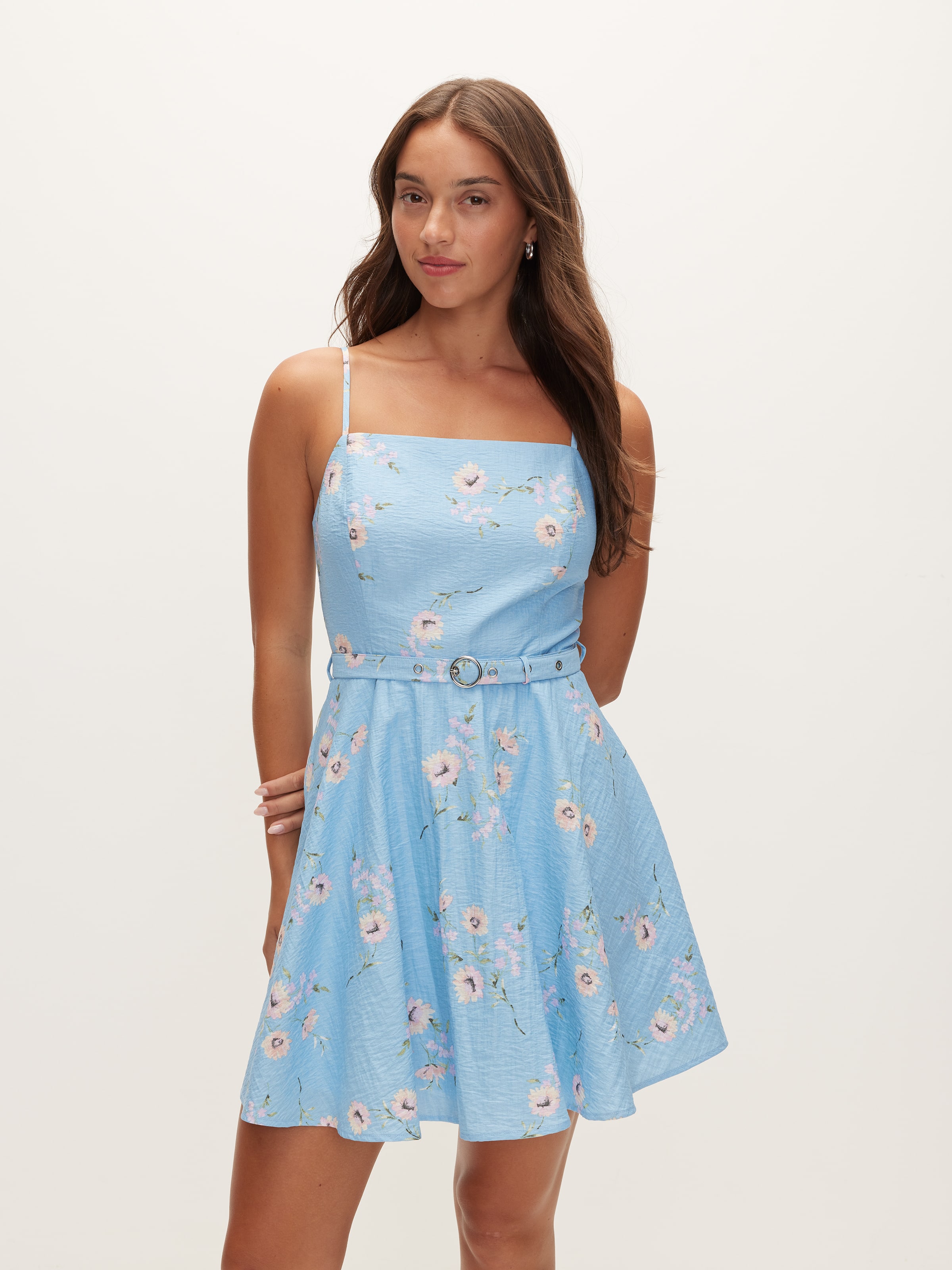 Dorothy Knit Skater Dress - Cream