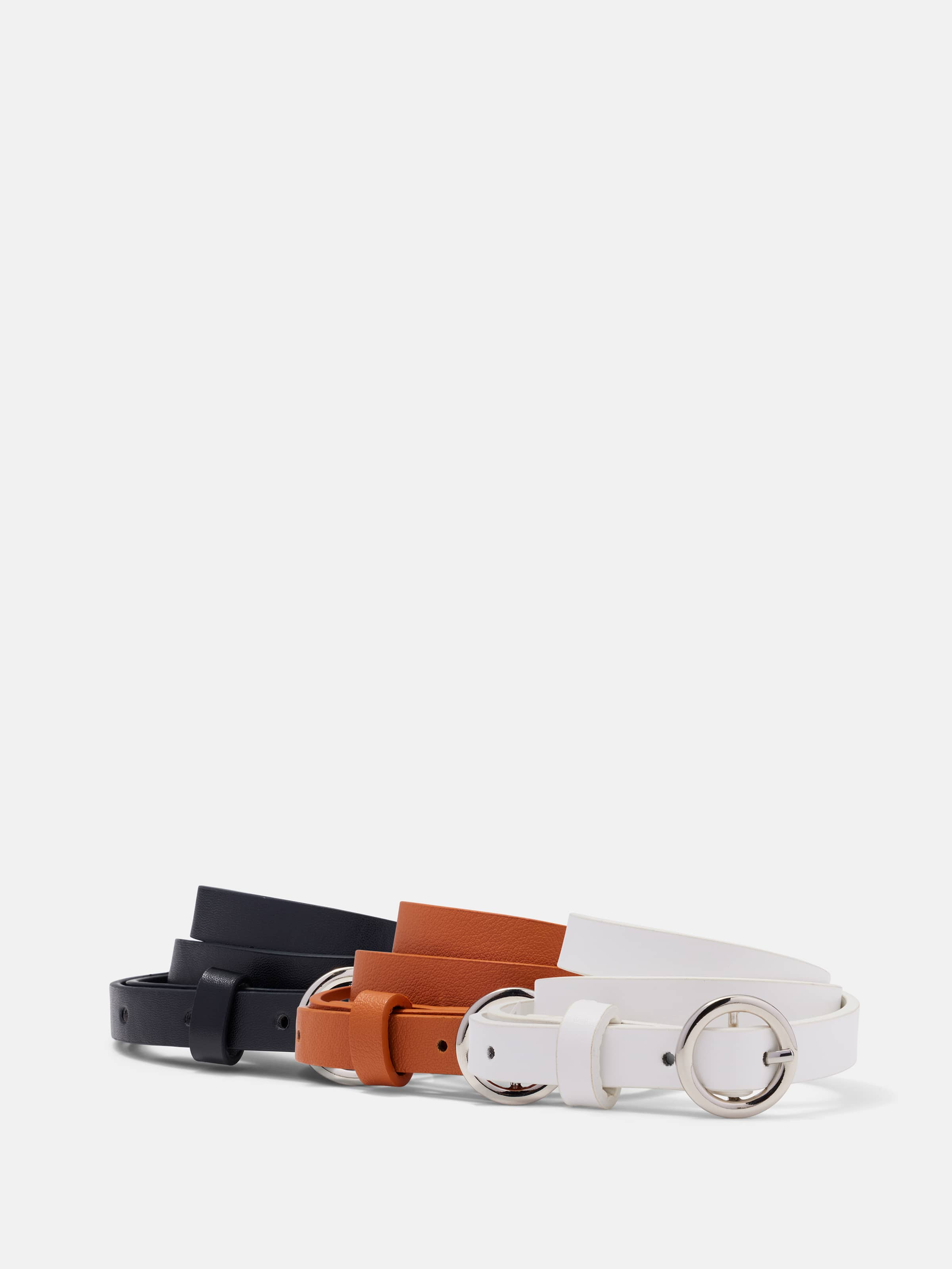 3 Pack Narrow Belts Dotti Online