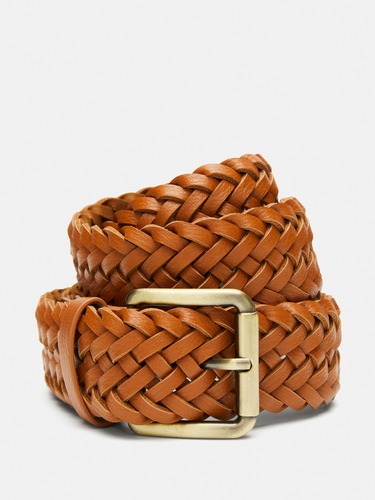 mens weave belt