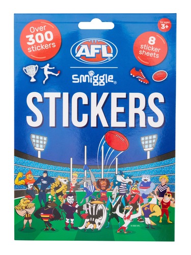 Afl Sticker Studio Book                                                                                                         